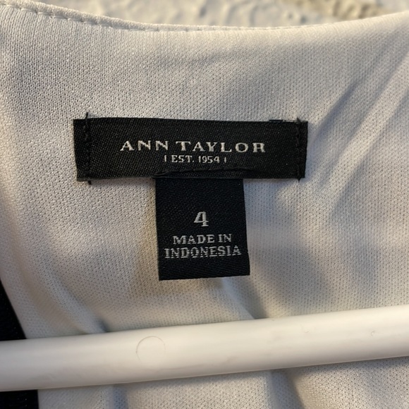 AnnTaylor Navy White size4 - Picture 3 of 4